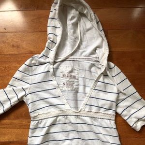 Hollister hooded shirt